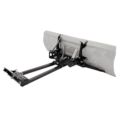 ALMULOO Steel Snow Plow Blade for ATV with Adjustable 48"–60" Width