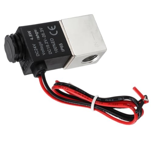 Garosa 2-Way Solenoid Valve, 24V DC G1/4 Direct Acting