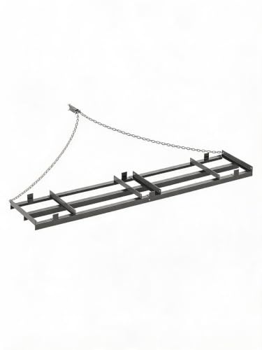 Drag Harrow Driveway Grader & Lawn Leveling Rake, 8FT, with Chain - size: 96*20 inches