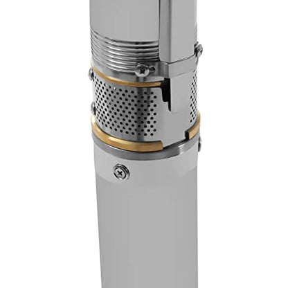 Deep Well Submersible Pump AC 110V 550W Electric Submersible Water Pump, 16 GPM Flow, 295ft Lift, Farm Ranch Irrigation Submersible Bore Hole Deep Well Pump 3420 RPM - color: Ac 110v 550w