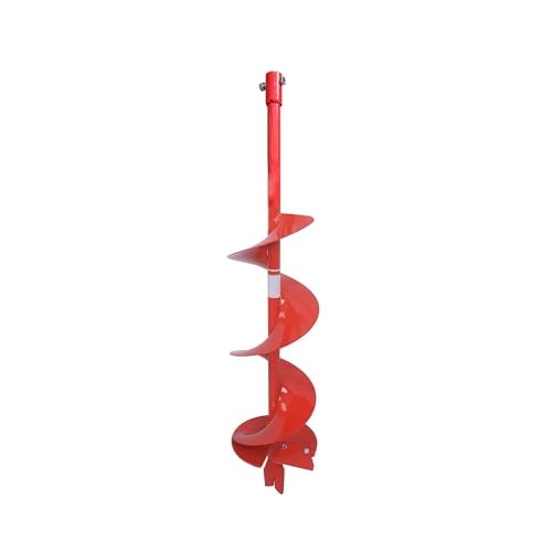 THUNDERBAY 8 Inch Diameter 36 Inch Long Earth Auger Bit with Fishtail Point for Decks, mailboxes, Fences, Tree Planting - color: w/o Patent Shock Spring, size: 8-Inch Diameter