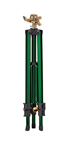 2 Pack - Orbit 56667N Lawn Watering Impact Sprinkler on Tripod Base - Adjustable Lawn Watering Sprinklers