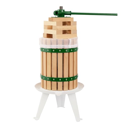 CAELUM Fruit Wine Press 4.75 Gallon, Manual Cider Maker for Kitchen Green - color: Green, size: 4.75Gallon