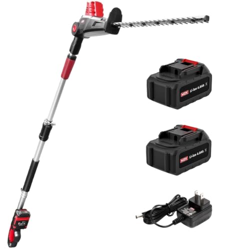 MZK 20V Cordless Hedge Trimmer, Bush & Shrub Cutter, 23-Inch Blade - size: 23in blade