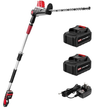 MZK 20V Cordless Hedge Trimmer, Bush & Shrub Cutter, 23-Inch Blade - size: 23in blade