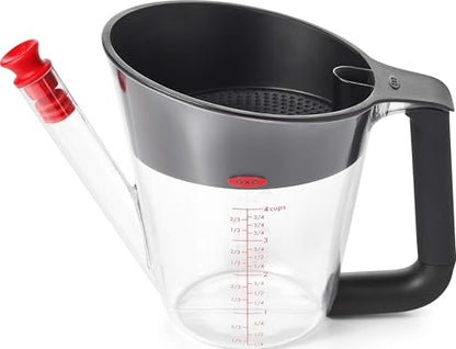 OXO Good Grips 4 Cup Fat Separator, Clear - size: One Size, style: 4 Cup