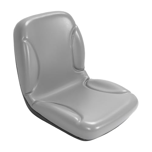Wutist Compact Tractor Seat Compatible with New Holland Tractor TC Boomer Workmaster Series Models Replacement for 87385235 Plastic Gray