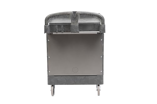 JET PUC-4325 Resin Utility Cart with JT1-125 Load-N-Lock Security System