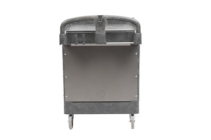 JET PUC-4325 Resin Utility Cart with JT1-125 Load-N-Lock Security System
