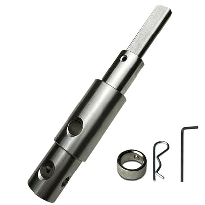 Neeki Two Stage Auger Adapter, Ice Auger Drill Adapter for 1/2" Hand Drills