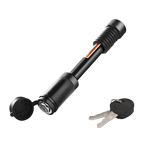 Trailer Hitch Locks, 5/8" Dia 3-1/2" Long Pin Fits 2" 2-1/2" Receivers - color: 1pack, size: 3-1/2pin