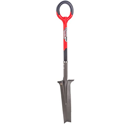 Root Slayer 22811 Drain Spade for Trenching & Landscaping, Red - style: Drain Spade