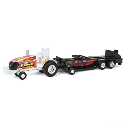 Case IH 1/64 Mighty Magnum Pulling Tractor with Pulling Sled 37941-2Q
