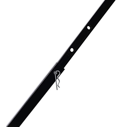 24" Peat Moss Spreader for Lawns Compost, Fertilizer, Topsoil, and Seed Spreader Roller, Heavy Duty Metal Mesh Lawn & Garden Drop Spreader, Adjustable Push T-Handle Manure Roller - size: 0.5" x 1" mesh