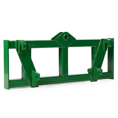 Titan Attachments Green Global Euro Hay Frame Attachment with 39" Hay Spear and Stabilizers Fits John Deere Tractors, Rated 3,000 LB, Hay Handling Equipment