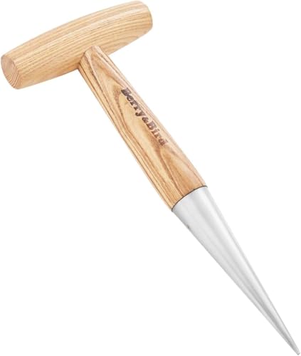 Hand Dibber, Stainless Steel Seed Planter Tool Bulb Planter Tool - size: 4.8''