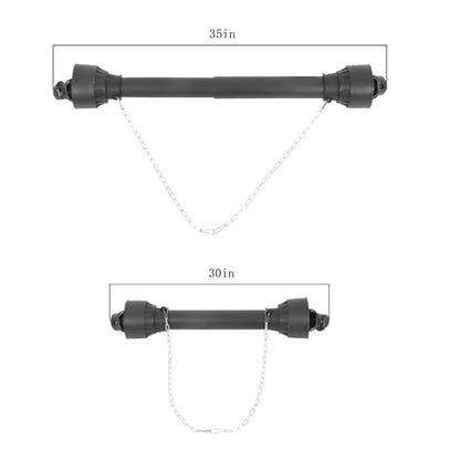 PTO Shaft 30"-39" Series 4 6-Spline Round End Heavy-Duty
