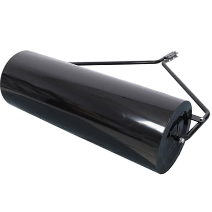 Geelife Iron Garden Lawn Roller with 26-Gallon Capacity, 40" Width, ATV Tow-Behind, Black