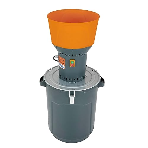Electric Corn Grinder Mill 110V 1000W 19000RPM Automatic Agricultural Feed Grain Mill, Dust-free Dry Cereals Wheat Grinder Flour Mill with 5 Sieves, 13.2Gal Detachable Bucket for Home Farm - size: 1000W, 5 Sieves, w/ 50L(13.2Gal)Bucket