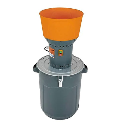 Electric Corn Grinder Mill 110V 1000W 19000RPM Automatic Agricultural Feed Grain Mill, Dust-free Dry Cereals Wheat Grinder Flour Mill with 5 Sieves, 13.2Gal Detachable Bucket for Home Farm - size: 1000W, 5 Sieves, w/ 50L(13.2Gal)Bucket