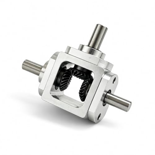 Right Angle Gearbox 1:1 Bevel Drive 10mm Dual Output Shafts for DIY - size: 10mm Dual Output Shafts