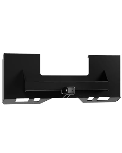 Patikuin Skid Steer Attachment Plate with 2" Receiver, 3000 LBS Capacity