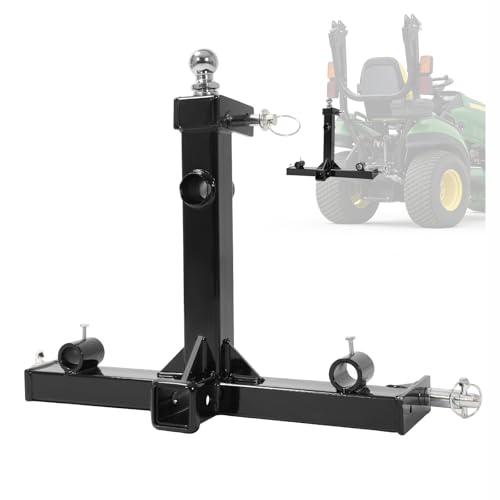 Wutist 3 Hitch Adapter Compatible with All Category 1 Tractors