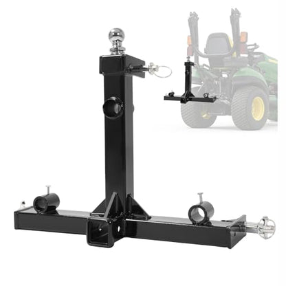 Wutist 3 Hitch Adapter Compatible with All Category 1 Tractors