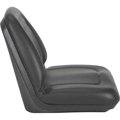 A & I Deluxe Midback Utility Lawn Mower Seat - Black, Model Number TM555BL