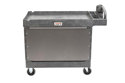 JET PUC-4325 Resin Utility Cart with JT1-125 Load-N-Lock Security System