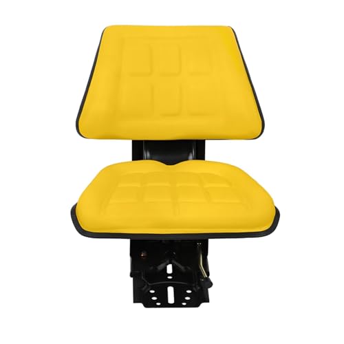Yellow Tractor Suspension Seat Replacement for John Deere Universal Seats