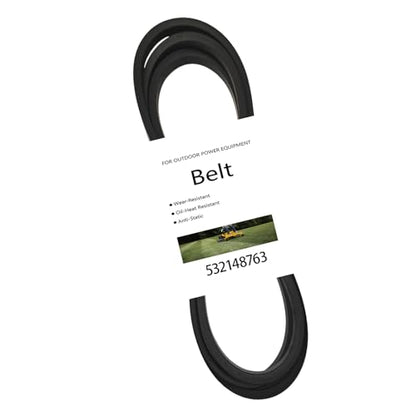 Mower Belt for AYP 148763 532148763 Husqvarna 531300769 532148763 | SizendHK 5/8" x 85" Lawn Mower Deck Replacement Belt - size: 532148763