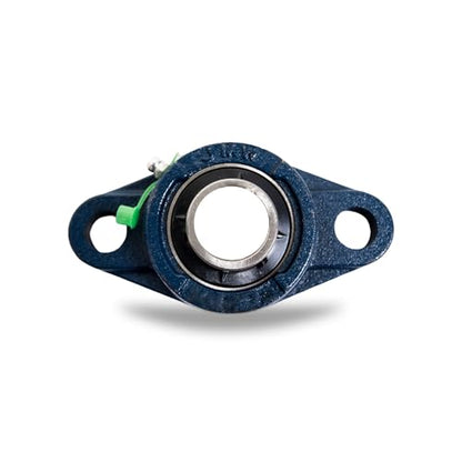 Jeremywell UCFL204-12 Pillow Block Bearing (2 Pack), 3/4 inch Bore, 2-Bolt Flange Mounted, Solid Base, Self-Alignment - size: UCFL204-12