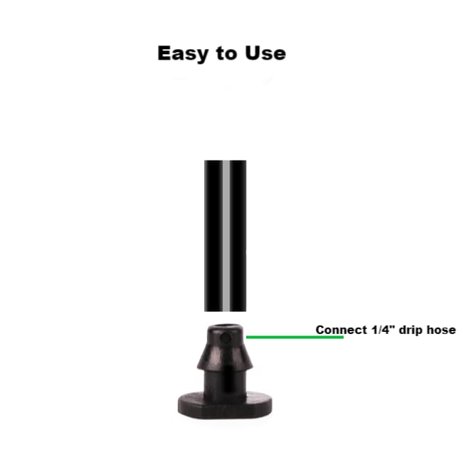 50pcs 1/4" Drip Irrigation End Plug for Drip Irrigation System Kit - size: 1/4" Drip End Plug