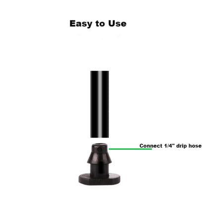 50pcs 1/4" Drip Irrigation End Plug for Drip Irrigation System Kit - size: 1/4" Drip End Plug