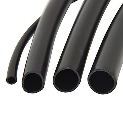 Raindrip 016025P 1/4-Inch Drip Irrigation Supply Tubing, 25-Foot, for Irrigation Systems, Black Polyethylene (Pack of 2) - size: 25 ft. (Pack of 2), style: Polyethylene