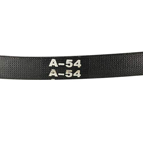 uxcell A54 Drive V-Belts 54" Inner Length 13mm Width 8mm Thick JIS Standard A-Section Rubber Drive Transmission Belt - size: 54"