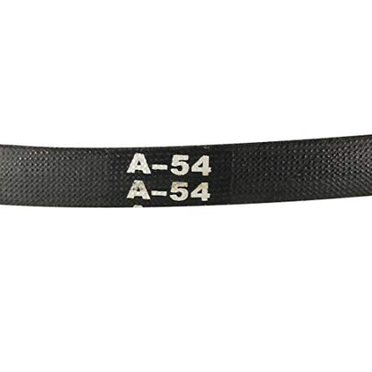 uxcell A54 Drive V-Belts 54" Inner Length 13mm Width 8mm Thick JIS Standard A-Section Rubber Drive Transmission Belt - size: 54"