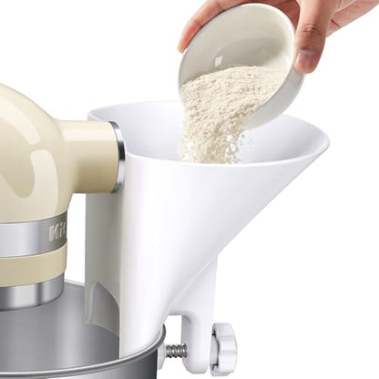 Flour Funnel for Multiple Mixer,Kitchen Aid Accessories and Attachments