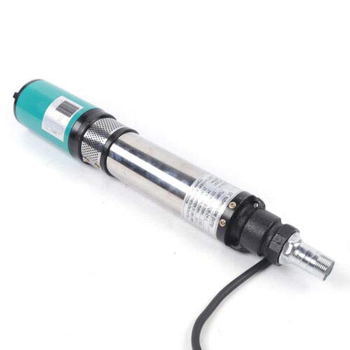 Electric Deep Well Solar Submersible Water Pump DC 24V 320W Farm Ranch Submersible Deep Bore Well Water Pump Pure Copper Motor 5000RPM 22 GPM Large Flow 82ft High Lift (24V 320W) - color: 24v 320w
