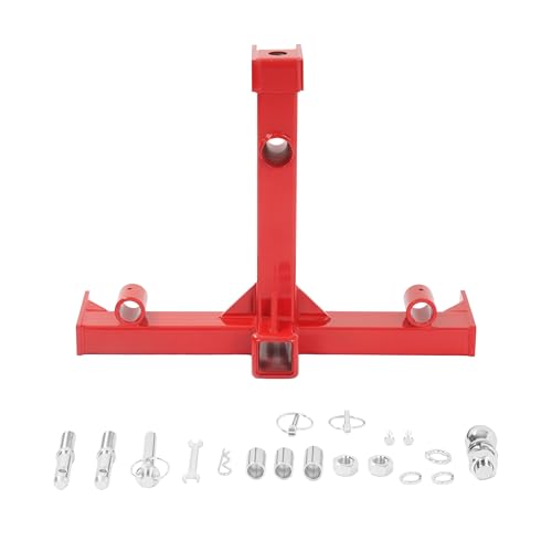 ALMULOO 3 Point Trailer Hitch Attachment Adapter for Category 1 Tractors,
