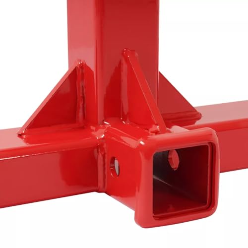 3 Point Hay Bale Spear Trailer Hitch Receiver for Cat 1 Tractor W/Gooseneck Ball