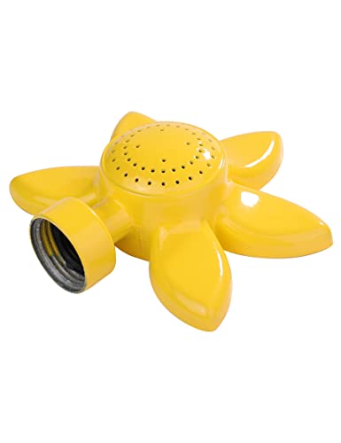 Garden Sprinkler 360 Degree Metal Sunflower for Small Yard Lawn