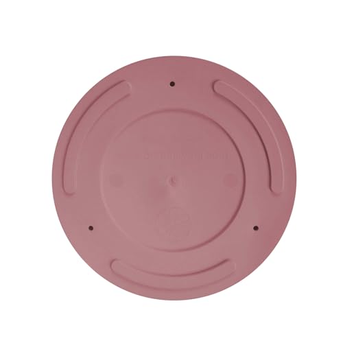 Bloem Mathers 6" Plastic Planter - Modern Indoor Pot with Drainage Holes and Saucer Tray, Dusty Rose - color: Dusty Rose, size: 6"