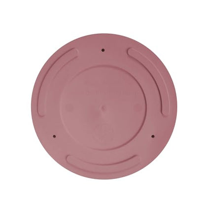 Bloem Mathers 6" Plastic Planter - Modern Indoor Pot with Drainage Holes and Saucer Tray, Dusty Rose - color: Dusty Rose, size: 6"