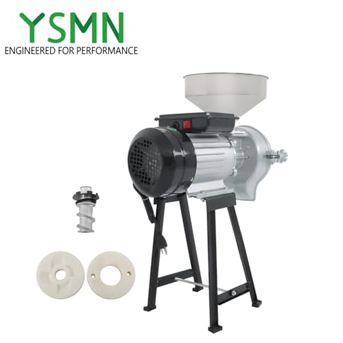 3000W Wet Dry Electric Grain Mill Grinder 110V Commercial Home