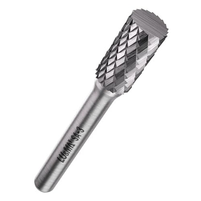 LU&MN SA-3 Tungsten Carbide Burr, 3/8" Head 1/4" Shank, 1 Pc - size: SA-3