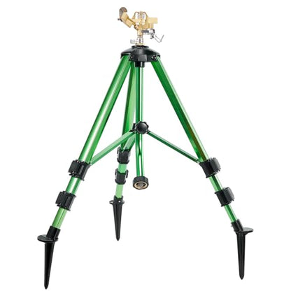 Impact Sprinkler on Tripod Base, 360° Coverage, 3/4in - style: 1 Pack Tripod Sprinkler