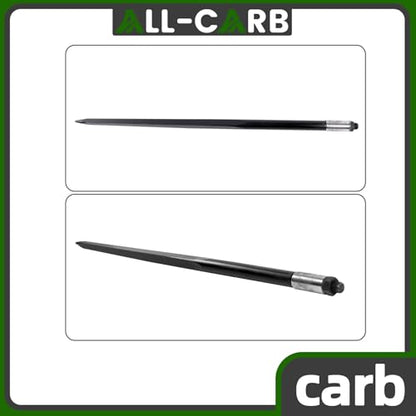 ALL-CARB 49 Square Hay Spike Bale Spear Black Coated Bale Forks