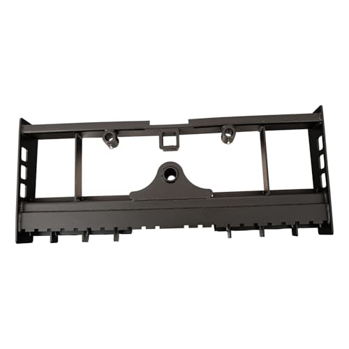 3000lb Heavy-Duty Pallet Fork Frame W Receiver Hitch& Spear Sleeves Skid Steer